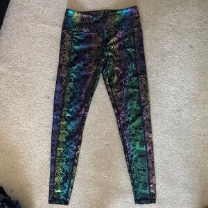 CVG Glisten Here leggings size M full length